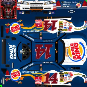 #14 Burger King Chevy 2010