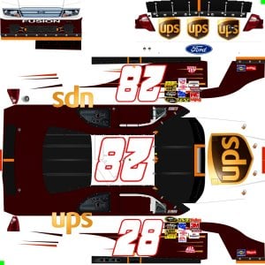 #28 UPS Ford