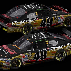 #49 Coca-Cola Zero Black and Gold Subaru