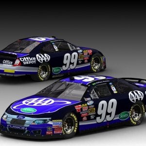 #99 AAA White Ford