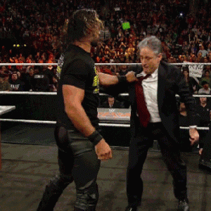 John Stewart taking charge, RAW style