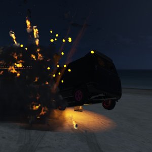 GTA V B.C.: Burning Car 9