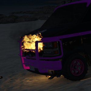 GTA V B.C.: Burning Car 7