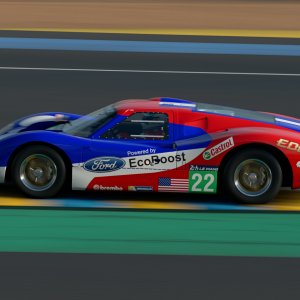 Ford GT40 Mark IV @LeMans Dunlop Chicane