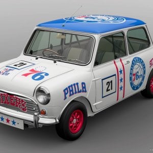 NBA Philadelphia 76ers Mini Cooper S '65 (1)