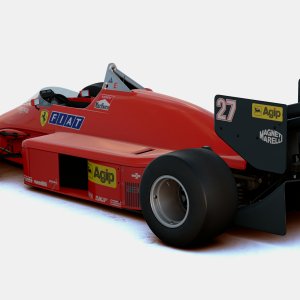 F1 F1500T-A Ferrari 126C4 Michele Alboreto 1984 (2)