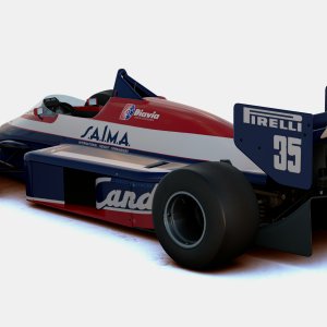F1 F1500T-A Toleman TG181B Derek Warwick 1982 (2)