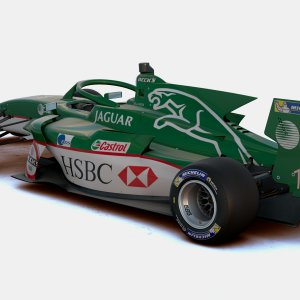 F1 Super Formula Jaguar R3 Pedro De La Rosa (2002) (2)