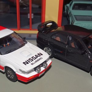 Nissan Bluebird SSS-R & Mitsubishi Lancer GSR Evolution IV