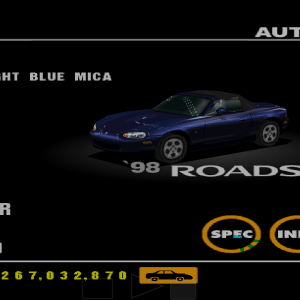 Mazda Eunos Roadster RS '98 Twilight Blue Mica