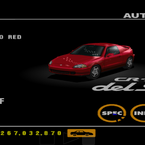 Honda CR-X del Sol SiR Milano Red