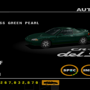 Honda CR-X del Sol VGi Cypress Green Metallic