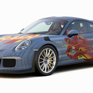 Porsche 911 gt3 RS "The Flash" front