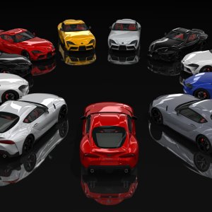 Toyota Supra 2019 Skins