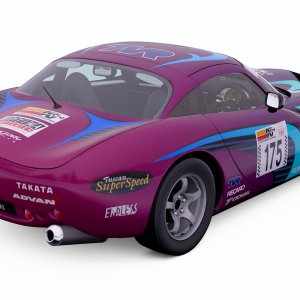 GT Sport LEC #39 - TVR Tuscan SuperSpeed - Rear 3/4 View