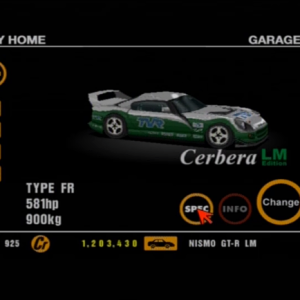 33 TVR Cerbera LM ED. Green