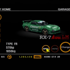 35 Mazda RX-7 A-Spec LM Ed. Green