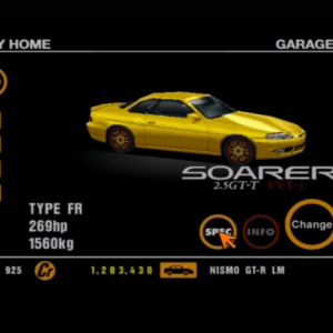 39 Toyota Soarer 2.5 GT-T VVT-i Yellow