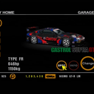 45 Toyota Castrol Supra GT Black&Blue