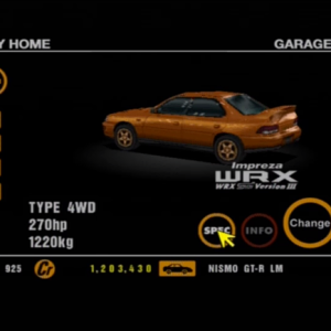 54 Subaru Imprezza WRX STi III Copper Orange