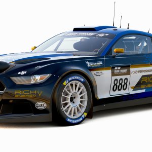 Rich energy Ford WRT - front