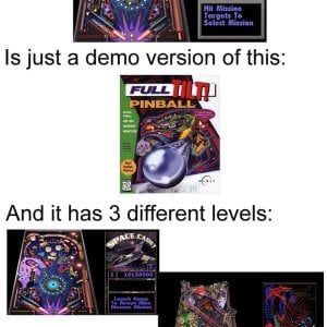 Gaming fact of our childhood PC pinball game