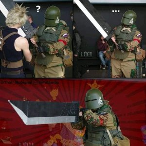 Lord Tachanka meets the Buster Sword