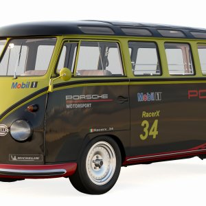 Team Porsche Blackout Front