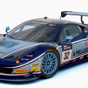 San Pellegrino 458 GT3 Front