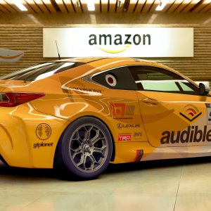 Amazon Audible Lexus RC F (Amazon HQ Rear)