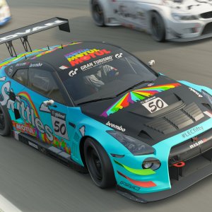 Skittles Nissan GT-R (race)