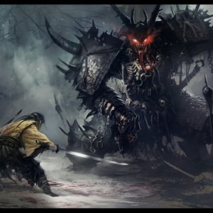 Winterblade warrior vs demon