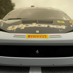 Ferrari GT3 GTPlanet White (closeup Front)