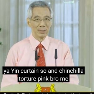 YouTube's autogenerated English captions translated his Malay as this