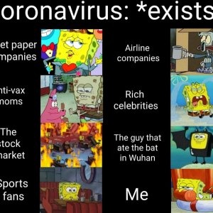 Covid-19, Spongebob edition