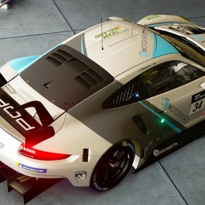 CJJ Motorsports White Rear