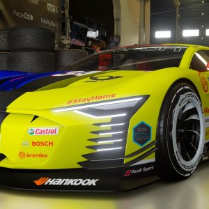 Race Home Yellow Garage