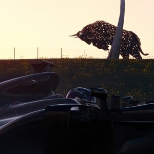 Rain at the Red Bull Ring