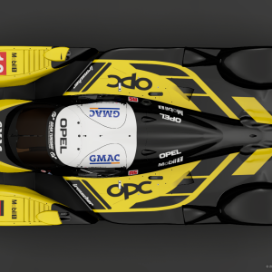 Opel LMP1 #16 Top View