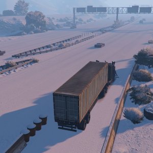 Modder made it snow, but I'm on a mission to sell some weapons with the Phantom Wedge 3