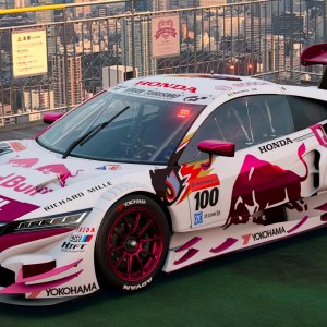 Red Bull White Livery