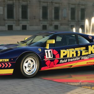 Pirtek Ferrari GTO (left)