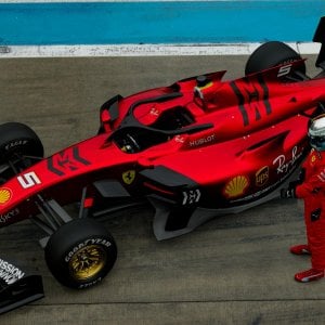 Vettel Retro Ferrari