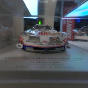 TSM Models' Chevrolet Corvette "Spirit Of Le Mans '76" front profile