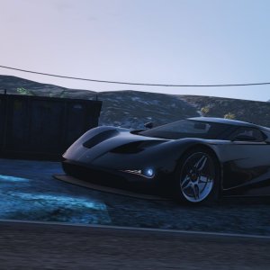 Piercing through the Sandy Shores roads with the Vapid FMJ 3