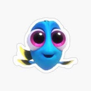 Blue Guppy With Big Eyes V2