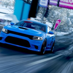 RWD domination in the current Winter Modern Muscles seasonal 1: Cierra Mercer braves the cold with her Charger Hellcat.