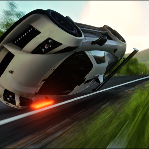 DRIVECLUB™ White Rage Crash 4