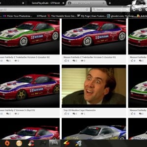 Amidst the race mods is.. Nicolas Cage?!