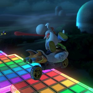 Mario Kart 8 - White Yoshi